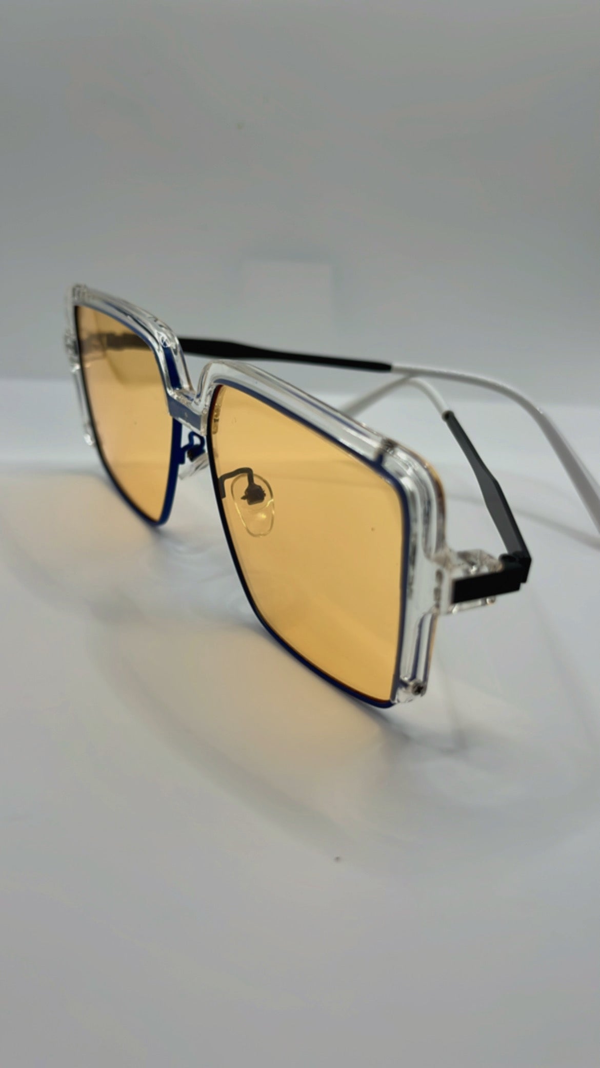 Lente terapêutica amarela modelo quadrado