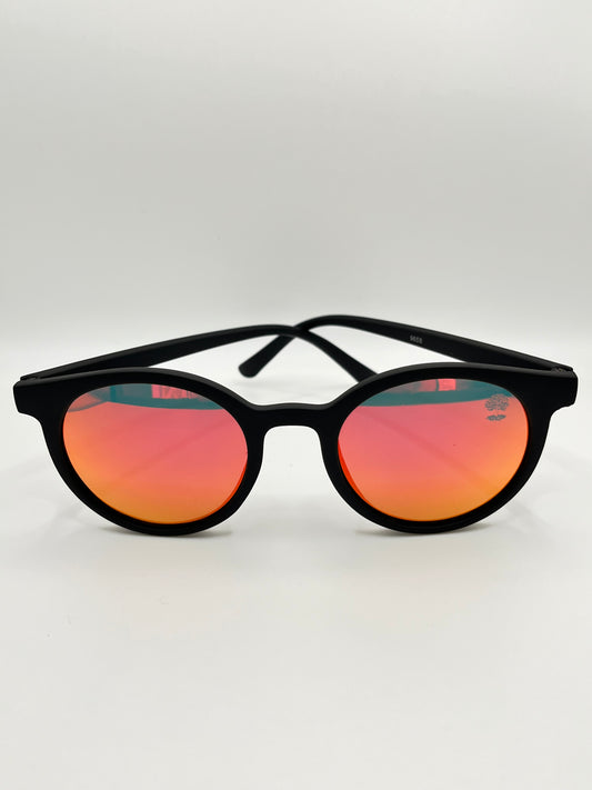 Camaleão preto lente amarela/vermelha